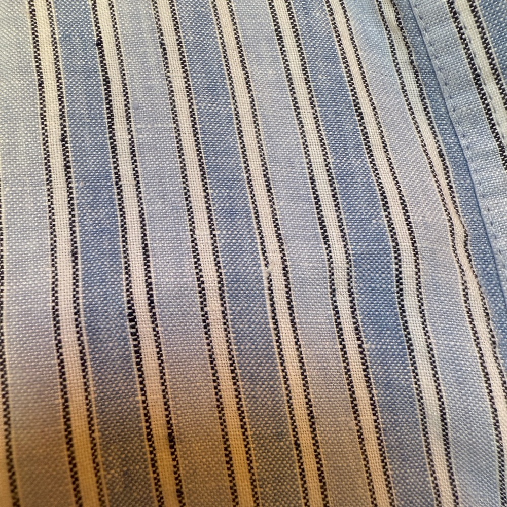 J. Jill Blue and White Striped Top - Picture 2 of 6